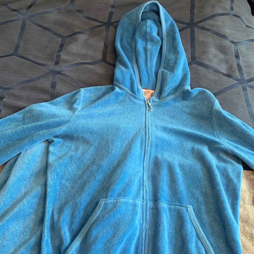 Blue terry-cloth Juicy Couture tracksuit